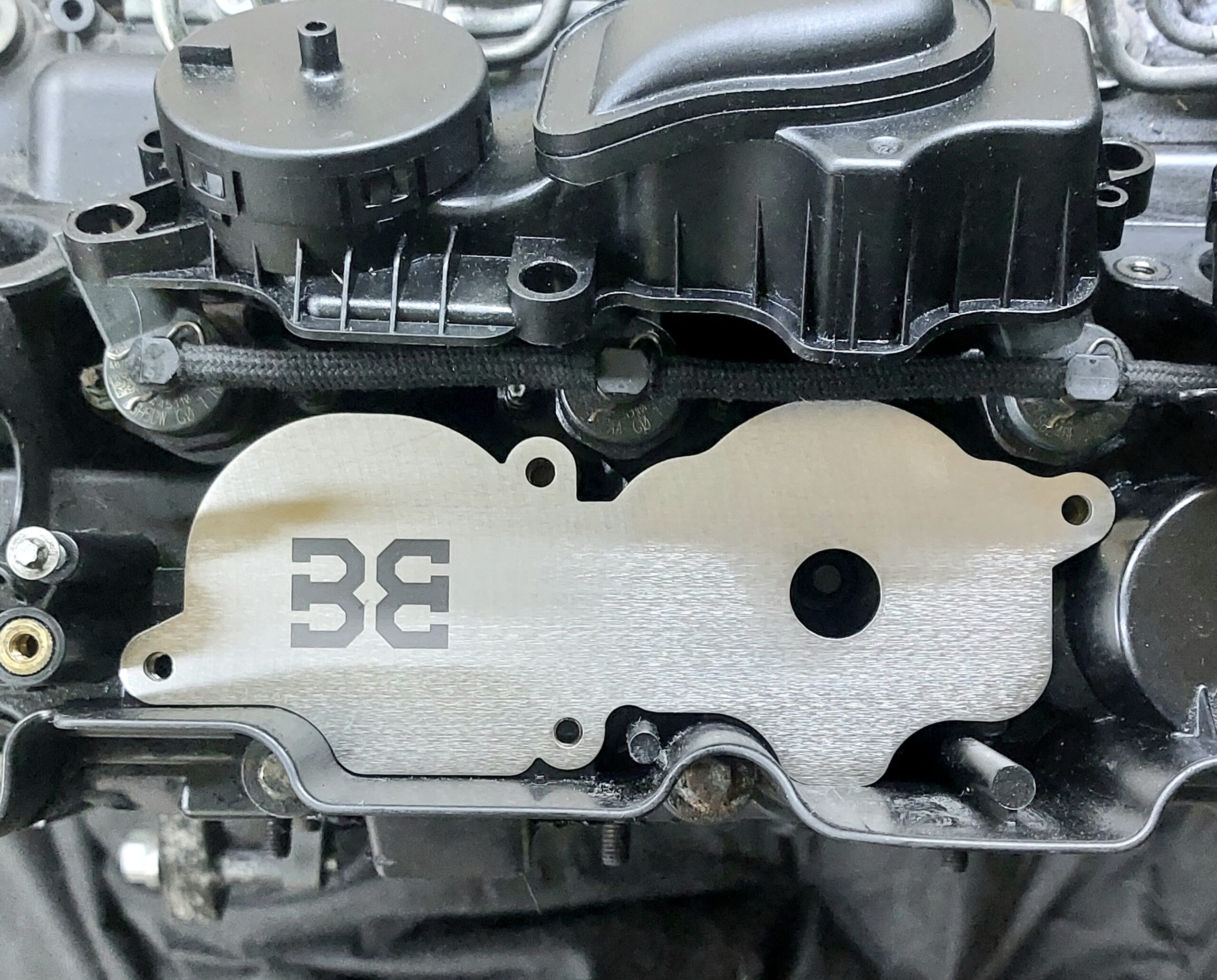 BMW M57 PCV Crankcase Oil Vent Breather Adapter Plate