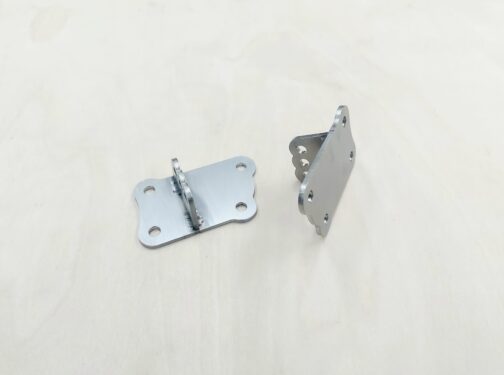 Mercedes Benz OM606 Blanking Plate for Fuel Heater with Bracket for Throttle Cable-Stainless